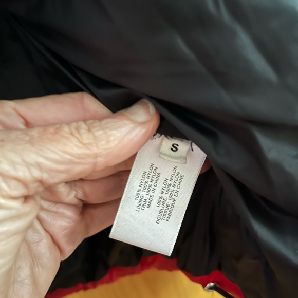 AMAZING Proenza Schouler Colorblock puffer Black Burgundy Red - size small - Picture 6 of 9